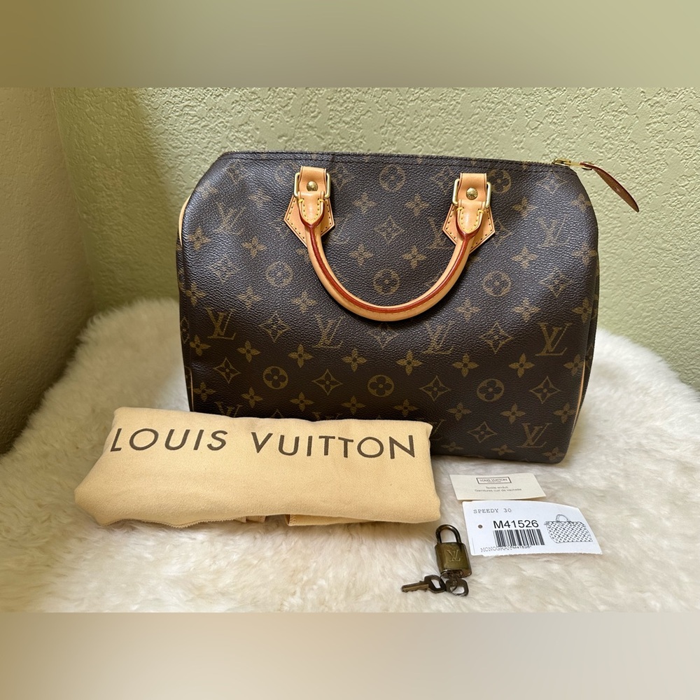 $1,550 LV Louis Vuitton Speedy 30 Monogram Women Handbag Purse Great Condition